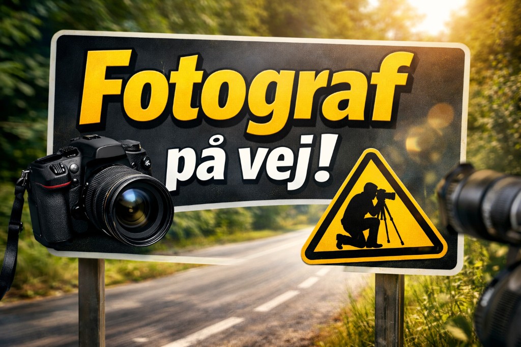 Fotograf på vej